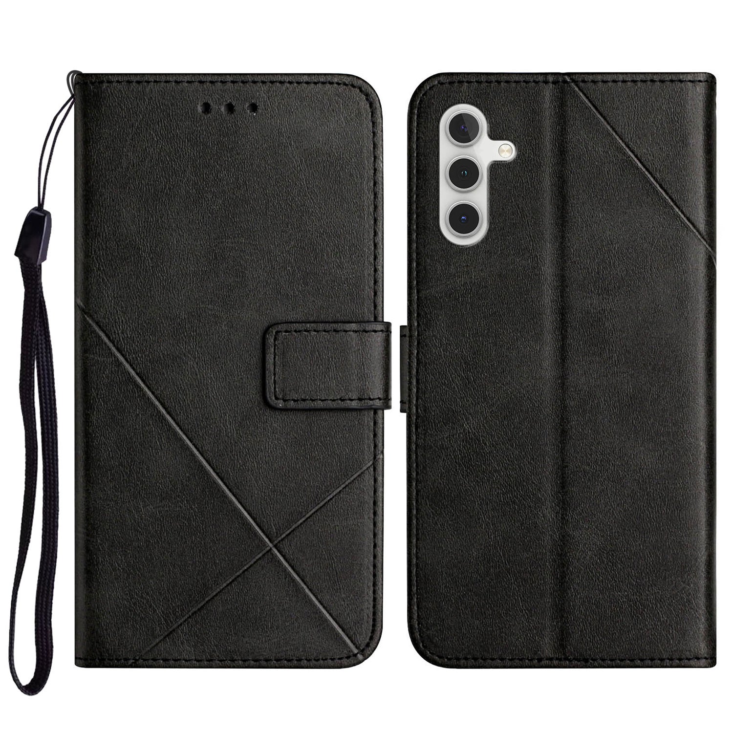 Leather Phone Cover for Samsung Galaxy S23 FE Wallet Stand Imprinted Phone Case Leather Phone Cover for Samsung Galaxy S23 FE Wallet Stand Imprinted Phone Case
